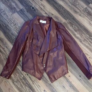 BB Dakota Maroon Zip Up Jacket